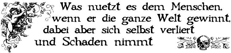 ... dabei sich selbst verliert